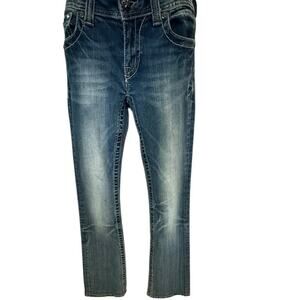 Miss Me Boot Distressed 27 JW56112 Jeans Embellished Pockets  27​